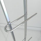 Porte serviette sur pied en métal avec 3 barres fixes Aurlane - G1540084900