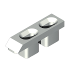 Gâche alu blanc la croisee ds - 2227-036