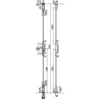 Fermeture d'urgence sevad avec tringle croisee ds - grise - 8250-0-7