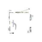 Kit oscillo-battant galicube 1 v fapim à crémone nefer midi - compas moyen 562 à 1200 mm - argent - 1330ba_g6