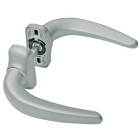 Béquille double Horus Midi 2053I FAPIM Carré 8 mm - Gris 9006 - 2053_G5