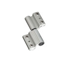 Paumelle porte-fenêtre alu fapim pour dormant 14x18 - argent v - 5671/g6