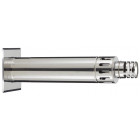 Terminal horizontal inox - PGI pour poêles à Pellets - Diamètre 80/130 - réglable de 42 à 72 cm