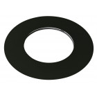 Elément droit de finition plafond inox/galva noir pour poêle à bois - hauteur 45 cm - diamètre : 230 pour diamètres de raccordement : 130 - couleur : noir