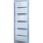 Radiateur sèche-serviettes VARIO chauffage central - Puissance : 710 W - H=1430 mm - L=550 mm - BLANC