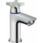 Robinet de lave-mains HANSGROHE Logis Classic eau froide sans tirette ni vidage chromé - 71135000