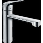 Mitigeur de cuisine HANSGROHE Focus M42 , installation devant une fenêtre, 1 jet chromé - 71807000