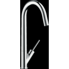 Mitigeur de cuisine HANSGROHE AXOR Starck  Eco avec bec pivotant chromé - 12801000