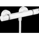 Mitigeur Thermostatique douche HANSGROHE Ecostat  blanc mat - 13116700
