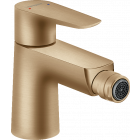 Mitigeur bidet, avec tirette et vidage bronze brossé - 71720140