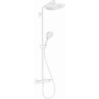 Showerpipe HANSGROHE Croma Select S  1jet avec thermostatique blanc mat - 26890700