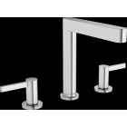 Mélangeur de lavabo 3 trous HANSGROHE Finoris , bonde Push-Open chromé - 76034000