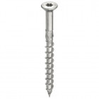 Vis HECO-Topix-Plus pour terrasse - Ø5x80mm - Tête Fraisée avec nervures de fraisage - Filetage Partiel - T20 - Boite de 350 - 61789
