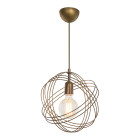 Lustre lampe lumière suspendu suspension hove en métal 75 cm e27 bronze patiné helloshop26 03_0007509