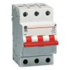 Interrupteur Sectionneur Modulaire 4 pôles NO à fermeture 100 A 415 V 4 Modules
