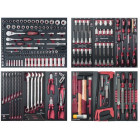 Assortiment d'outils Completo EVA 1/4"+ 3/8"+ 1/2" KRAFTWERK 236 pièces - 105.520.000