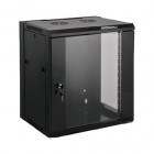 Coffret mural noir 19" assemblé prof. 600mm - 27u