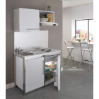 Moderna kitchenette complète metalline 120x60 - Couleur au choix