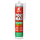 Colle de montage et mastic d étanchéité POLY MAX FIX - SEAL EXPRESS - Cartouche 300 g - Crystal Clear