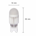 Ampoule led g9 5w 220v 180 - couleur eclairage : blanc chaud 2300k - 3500k