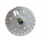 Tube led t9 12w 220v 120 plaque circulaire plafond ø125 - couleur eclairage au choix