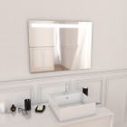Miroir salle de bain led auto-éclairant high line 80x60cm