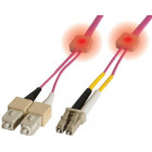 Jar. Optique à repérage lumin. Lc/lc - 50/125 om3 - 5m