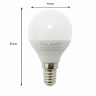 Ampoule led e14 g45 6w 220v 220 - couleur eclairage au choix