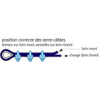 Serre-câble à étrier LEVAC - DIN 741 - Ø 4/5 mm - 5270AG