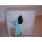 Carton de 10 Kg de chiffons coton couleur CRISTAL HYGIENE - ETC1034