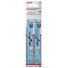 Assortiment de 2 Lames de scie sabre S922AF/S123XF Métal BOSCH 2608656432