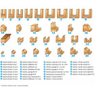 Coffret 30 mèches carbure de défonceuse- queue de 8mm - 428.700.30