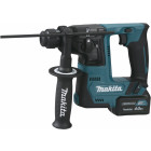Perforateur sds-plus 12 v cxt li-ion 4 ah 14 mm  makita - 2 batteries, chargeur, coffret - hr140dsmj