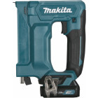 Agrafeuse 12 v cxt li-ion 2 ah 7 / 10 mm  makita - 2 batteries, chargeur, coffret - st113dsaj