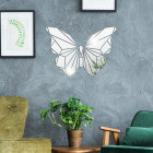Adhésif mural effet miroir - Modèle papillon L