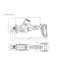 Scie sabre metabo - sse 18 ltx bl compact 2 x 4,0 ah lihd, asc 55, coffret metaloc - 602366800