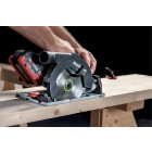 Scie circulaire metabo - ks 18 ltx 57 2 x 8,0 ah lihd, asc 145, coffret metaloc - 601857810