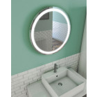 Miroir salle de bain led auto-éclairant circle light diamètre 59cm