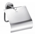 Porte-rouleau avec couvercle série GEALUNA - Chromé