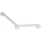 Barre d appui coudée 135 - 3 points de fixation - Finition : BLANC - Dimensions : 300 x 300 mm