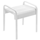 Tabouret de douche modèle ARSIS - Blanc et Gris