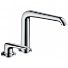 Bouroullec mitigeur lavabo 2 trous 195 mm, sans tirette ni vidage, bonde a écoulement libre chromé Bouroullec mitigeur lavabo 2 trous 195 mm, sans tirette ni vidage, bonde a écoulement libre chromé