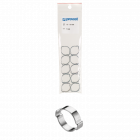 Collier à oreilles prevost standard - acier traité - sachet de 10 - ø11 à 13 mm - 1113p
