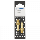 Jonction prevost pour tuyau - filetage conique mâle - ø10 mm - r1/4 - jft 1410p2