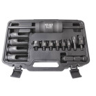 Coffret 14 pcs masse à inertie + adaptateurs extraction injecteurs - om 0020bl - clas equipements