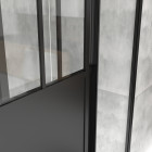 Pack paroi porte de douche 120x200 cm + receveur 80x120 cm-workshop sliding 120 + moon linear 120-80 Aurlane - PACF005
