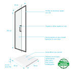 Pack paroi porte de douche pivotante+ receveur a poser - 90x90 pivotante -crush moon pivotante 90x90 Aurlane - PACF054