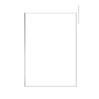 Paroi de douche 140x200cm verre transparent - profilé + barre plafond finition chrome - freedom 2 Aurlane - PACF376