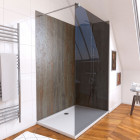 Pack panneaux muraux wall'it + paroi freedom 2 fumee + receveur whiteness Aurlane - PACP106