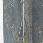 2 panneaux muraux pierre 90x210cm 'venus' + profilés d'angle et finition chromés - stone'it Aurlane - PACP275
